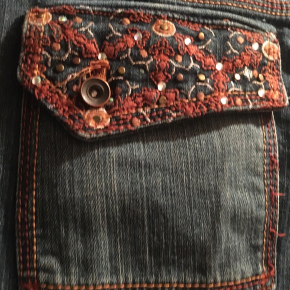 NOBO No Boundaries Jeans Jr Size 5; Blue with Embellishments - Picture 12 of 12